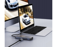 Zenwire Hub 12w1 USB-C 2xHDMI VGA USB 3.0 RJ-45 SD PD 87W - 1604637 - zdjęcie 2